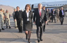 Piñera ya se encuentra en Iquique. Presenciará ejercicios castrenses