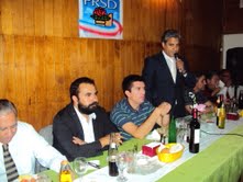 En aniversario del Partido Radical, se reencuentra Fulvio Rossi y Jorge Soria
