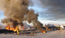 Otro incendio intencional en autódromo de Hospicio, provocado por drogadictos