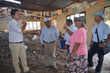 Alcalde de Huara verificó en terreno daños sufridos en Laonzana