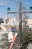 Obras de reforzamiento en red eléctrica para asegurar suministro continuo y seguro en La Tirana