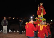 Inauguran gruta  en honor a  San Lorenzo en Alto Hospicio
