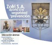 ZOFRI probará sus sirenas de emergencia el domingo 12