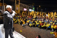 Masiva concurrencia en cierre de campaña de Ramón Galleguillos