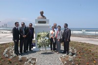 Doctor Juan Marqués homenajeado por municipio de Iquique con reposición de busto en Parque Balmaceda