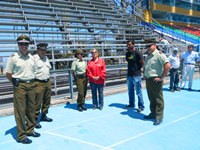 Autoridad inspeccionó medidas de seguridad del  Estadio Tierra de Campeones