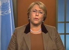 Bachelet aboga por “compromisos concretos de los gobiernos” en mensaje por Día de la Mujer