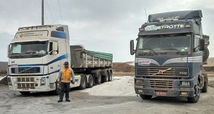 Incrementan controles a transportistas en la Ruta de la Sal