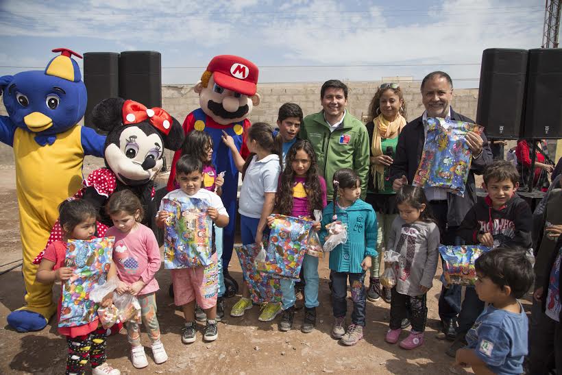Delegación Presidencial también celebró junto a los más pequeños