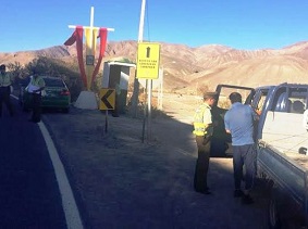 Dispositivo policial para evitar accidentes de tránsito por festividad religiosa en Tarapacá