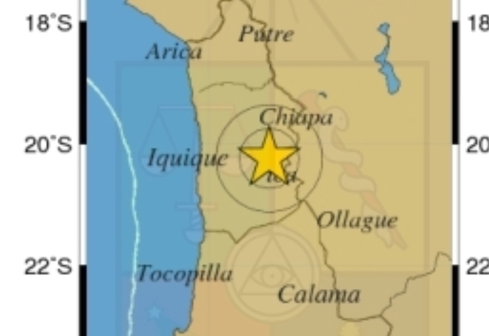 Sismo gradó 6 Richter recalculado en 5.7 remeció a iquiqueños
