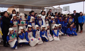 Exitoso proyecto Fosis «Vive tu Huerto», en colegio Monte Sión de Alto Hospicio