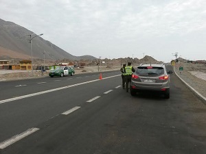 Carabineros de Tarapacá realizaron más 4.700 controles vehiculares en Fiestas Patrias