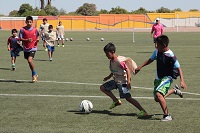 Harold Mayne-Nicholls participa en clínica de Fútbol apoyadas por Eliqsa y Municipio de Alto Hospicio
