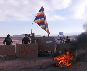 Comuneros de Huatacondo protestan contra Teck Quebrada Blanca por intervención en su territorio y daño patrimonial