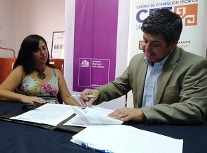 Alianza estratégica entre Sernam y el Centro de Formación Técnica de la UTA