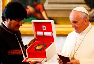 Evo Morales afirmó que el papa le pidió documentación sobre demanda marítima