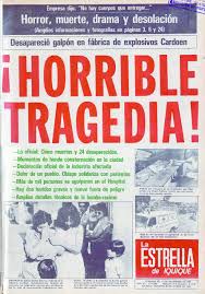 A 29 años de la tragedia de Cardoen que dejó un saldo de 29 jóvenes trabajadores muertos