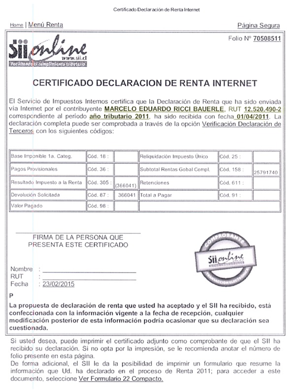 Con documentos en mano, Ricci Bauerle desvirtúa pago de boletas por SQM