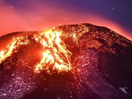 Videos captaron momento en que volcán Villarrica entró en erupción