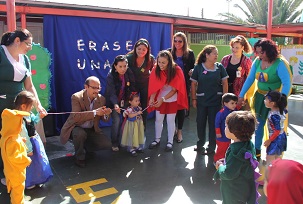 Con dramatización de clásico cuento, parvulitos celebran también el Día del Libro