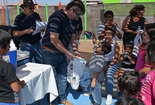 Jornada recreativa para las familias del barrio de emregencia Nuevo Renacer de Alto Hospicio