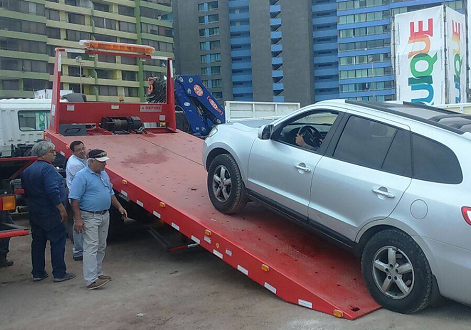 Llegan camiones acondicionados para el retiro de vehículos abandonados