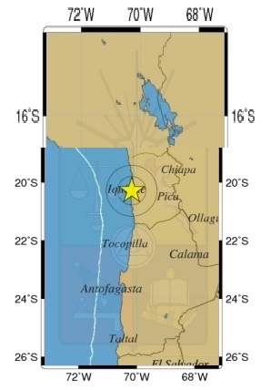 Sismo de mediana intensidad fue percibido más fuerte por los iquiqueños