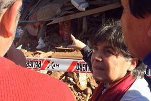 Illapel: Ministra Saball entrega evaluación preliminar de daños por terremoto