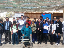 Con la presencia del director nacional, senadis certifica los proyectos FONAPI 2015 financiados en Tarapacá