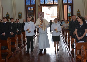 Con acto litúrgico Gendarmería conmemoró su 85 aniversario