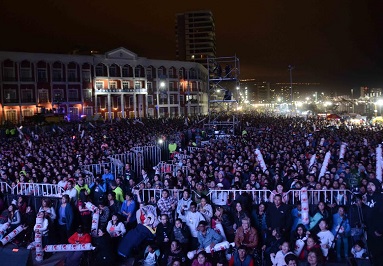 Destacan la masiva presencia de público en la Gira Teletón en Iquique