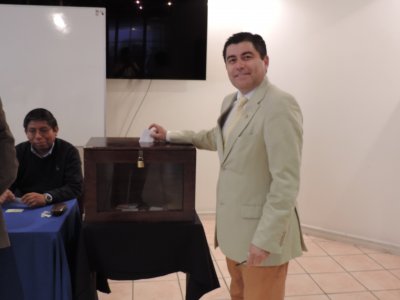 “Inmensamente agradecido y orgulloso por el 44% logrado”, se manifestó el decano Alberto Martínez