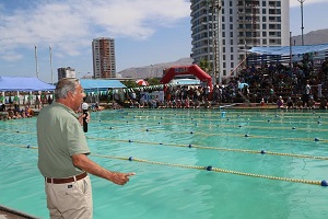 Municipio inicio talleres gratuitos de Natación en Piscina Alcalde Godoy