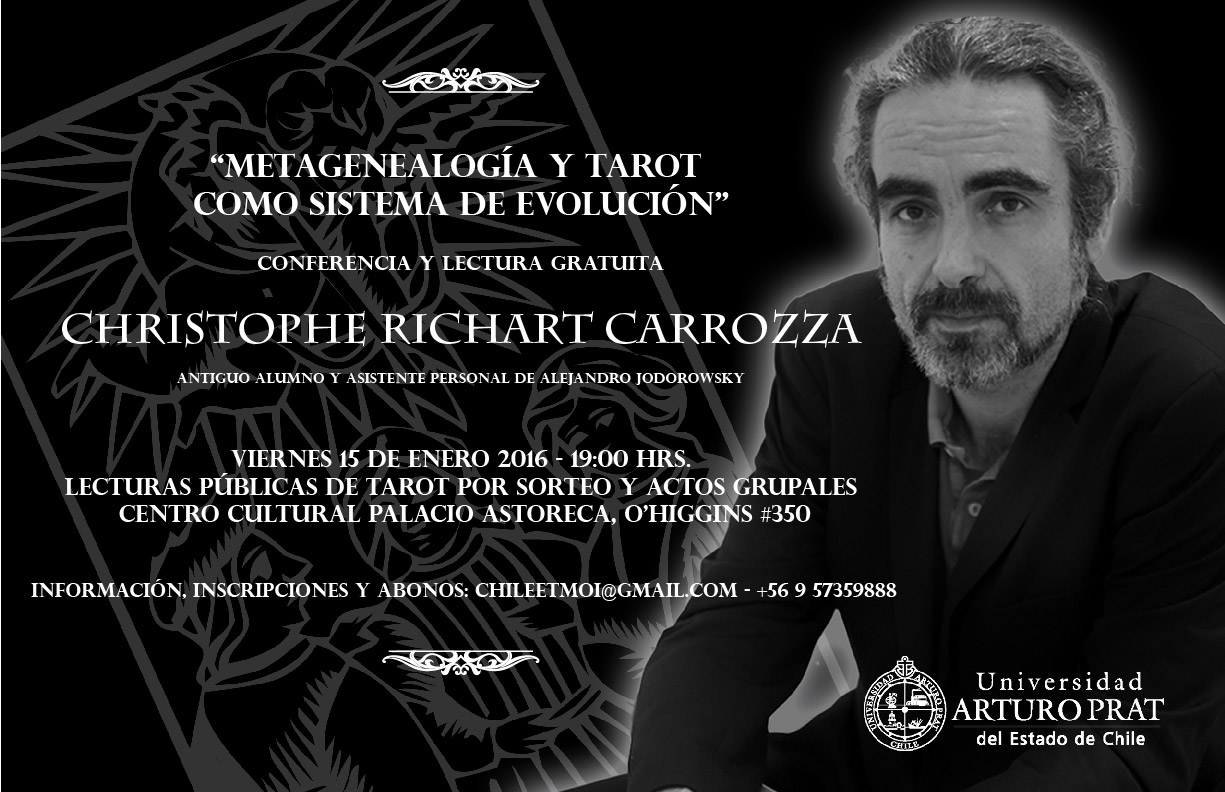Ex alumno de Jodorowsky realizará charla y taller sobre Psicomagia y Tarot en Iquique