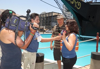 Museo “Corbeta Esmeralda” saldrá al aire en programa de televisión de argentina