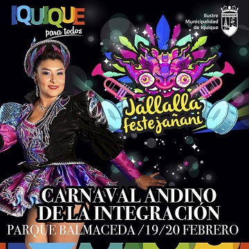 Todo listo para la celebración de 3 carnavales en Iquique. Miguel Bosé es una de las estrellas invitadas