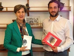 Senadora Allende recibió a  Andrés Macagno, nieto de las abuelas Plaza de Mayo, Argentina