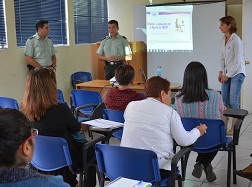 Sobre Riesgos Ergonómicos capacitan a personal de Gendarmería