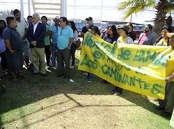 En plaza principal de Hospicio, pobladores iniciaron huelga de hambre por solución habitacional