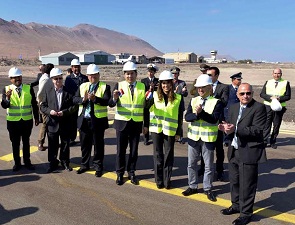 Inaugurada la segunda etapa de proyecto que renovará pista del aeropuerto