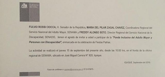 Otra vez nombre de Rossi en torno a SENAMA: Piden renuncia a Coordinadora y abuelitos se quedaron sin fonda dieciochera