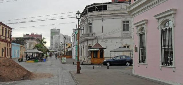 Avanzan las obras en el histórico Paseo Baquedano