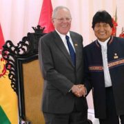 Bolivia y Perú acuerdan crear un comité para acelerar la construcción del tren bioceánico