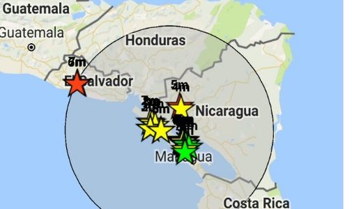 Alerta de tsunami en Centroamérica tras registrarse un terremoto de 7,2 en El Salvador