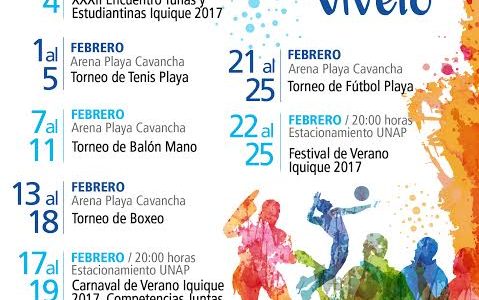 Conoce el variado programa de verano en Iquique