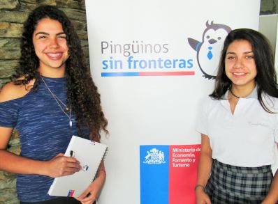 Programa “Pingüinos sin fronteras” de Corfo benefició a dos alumnas con una pasantía de cinco meses