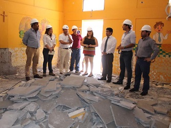 Realizan diversas obras para mejorar infraestructura en Escuela del pueblo de La Tirana