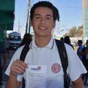 Pozoalmontino de 17 años entrega su testimonio de compromiso cívico y llama a voluntarios a capacitarse para Censo 2017