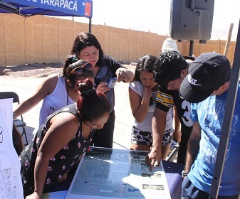 Dirigentes y familias conocen avances del proyecto habitacional La Pampa